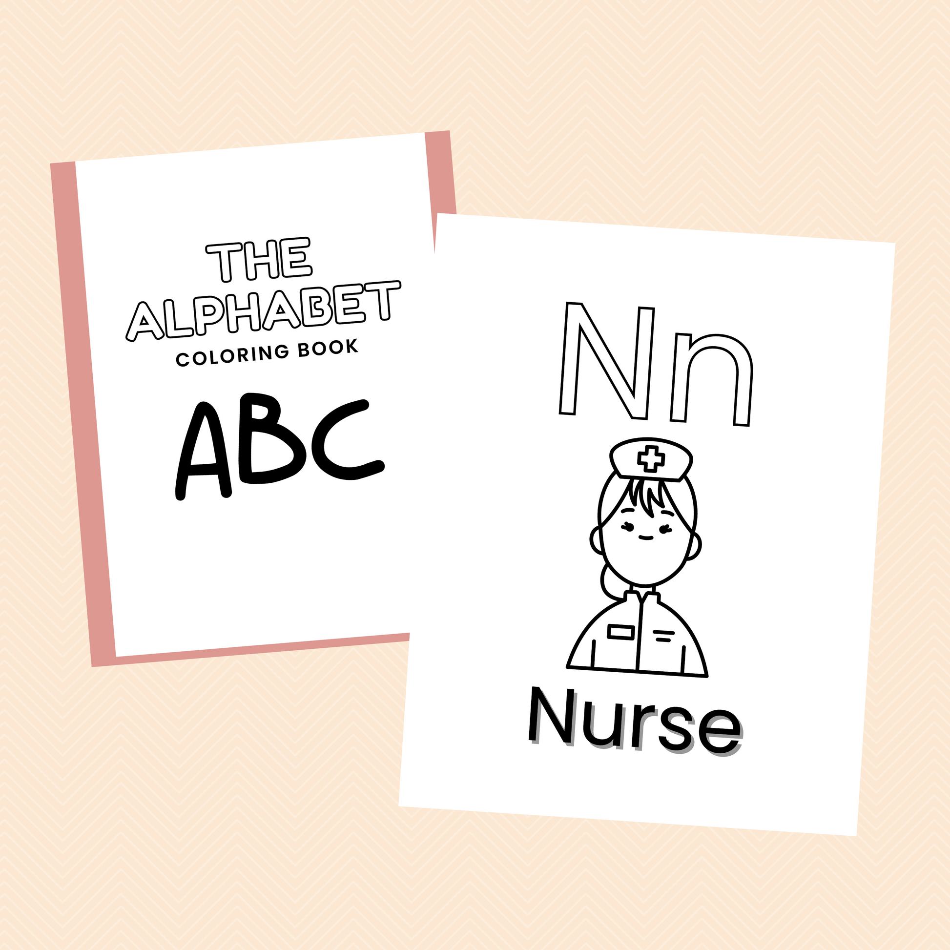 Alphabet Coloring Book – A to Z (Printable PDF)